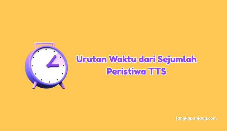 Urutan Waktu dari Sejumlah Peristiwa TTS